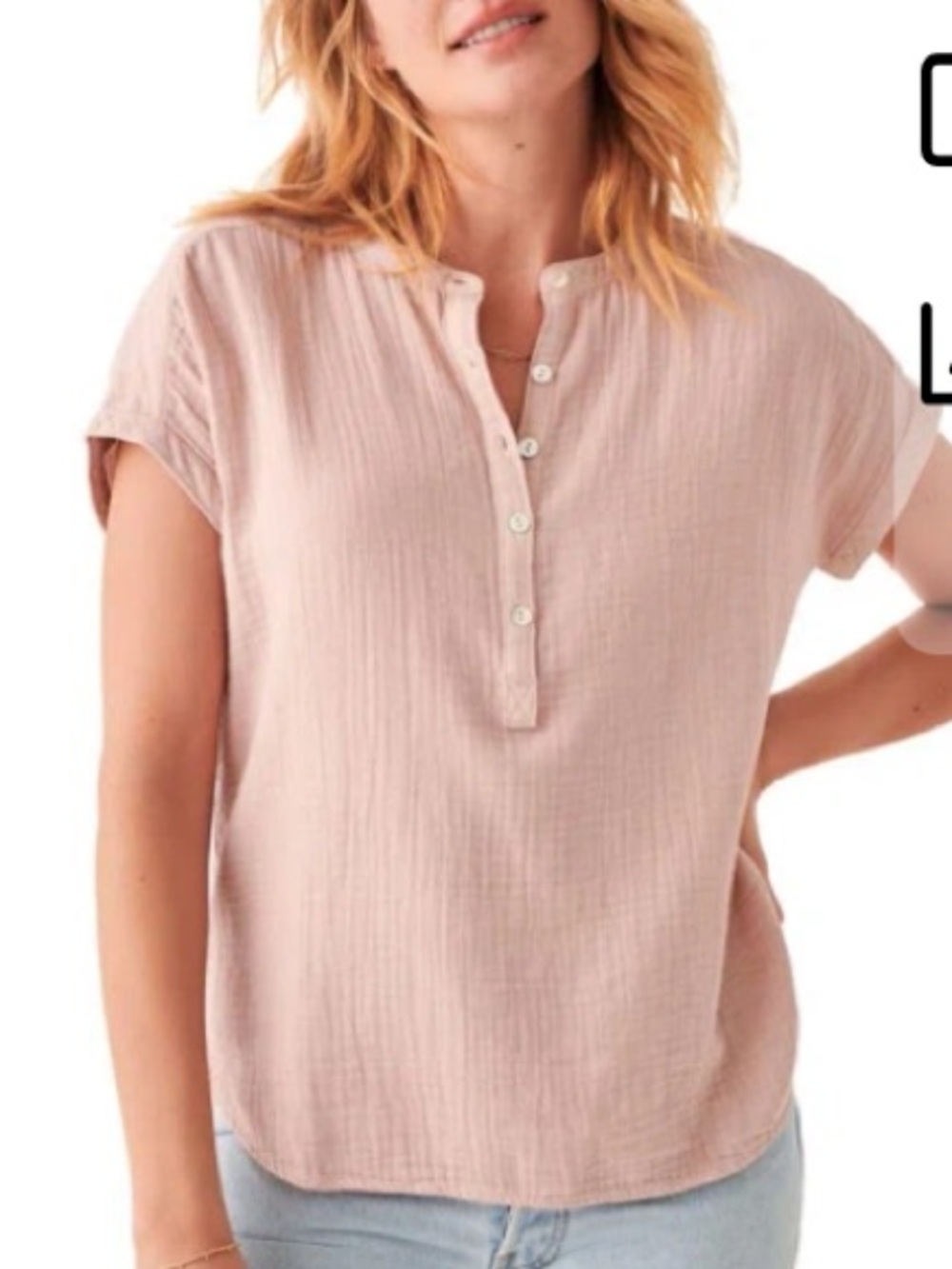 Faherty Dream Cotton Desmond Top